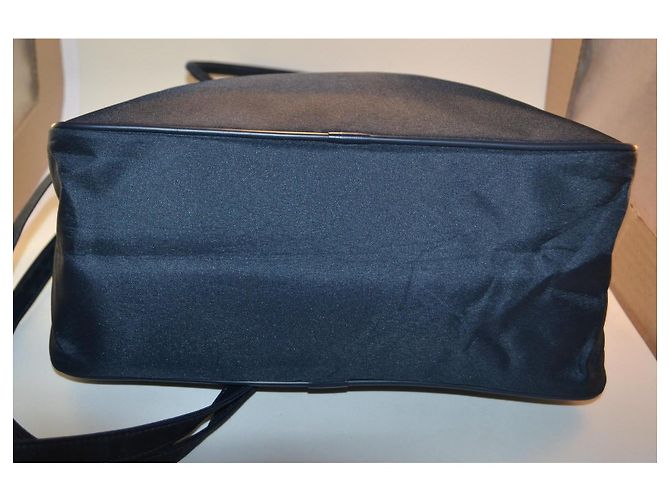 Borsa a mano Carven in tela blu - vista 4