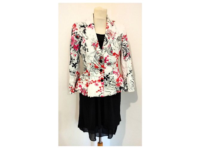 Autre Marque Chaqueta de Algodón Bordada Nathalie Garçon Espalda Vasca TXS/S Multicolor - vista 10