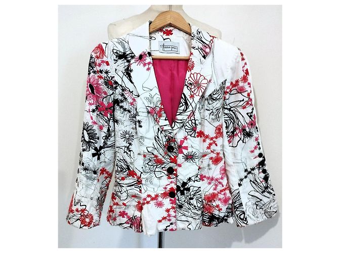 Autre Marque Chaqueta de Algodón Bordada Nathalie Garçon Espalda Vasca TXS/S Multicolor - vista 19