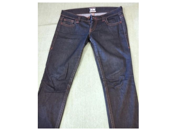 Jean Paul Gaultier Jean Emerisé Recto Talle L/XL Azul marino - vista 13