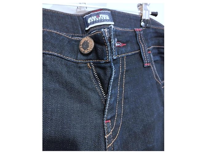 Jean Paul Gaultier Jean Emerisé Recto Talle L/XL Azul marino - vista 14