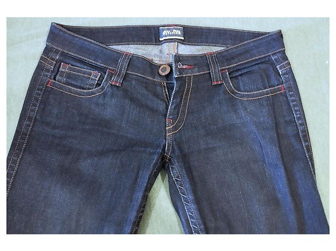 Jean Paul Gaultier Jean Emerisé Recto Talle L/XL Azul marino - vista 4