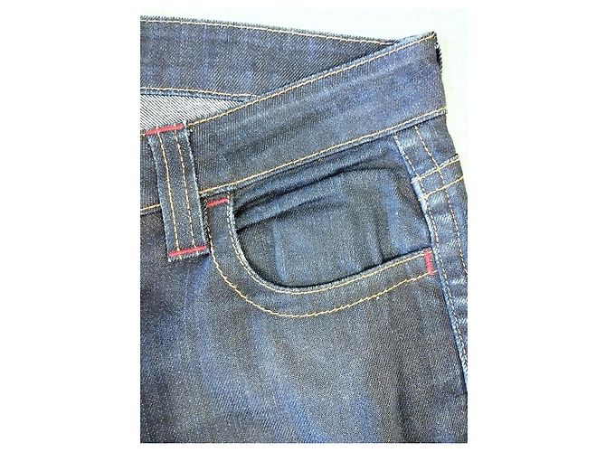 Jean Paul Gaultier Jean Emerisé Recto Talle L/XL Azul marino - vista 5