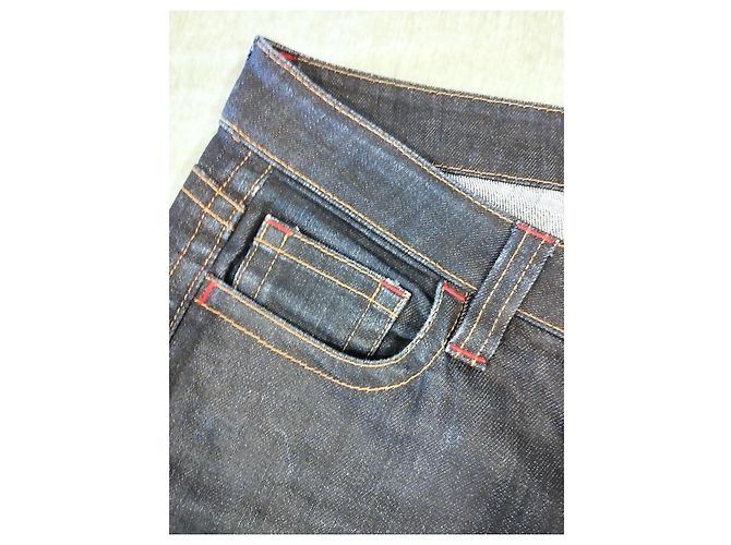 Jean Paul Gaultier Jean Emerisé Recto Talle L/XL Azul marino - vista 6