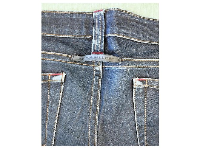 Jean Paul Gaultier Jean Emerisé Recto Talle L/XL Azul marino - vista 8