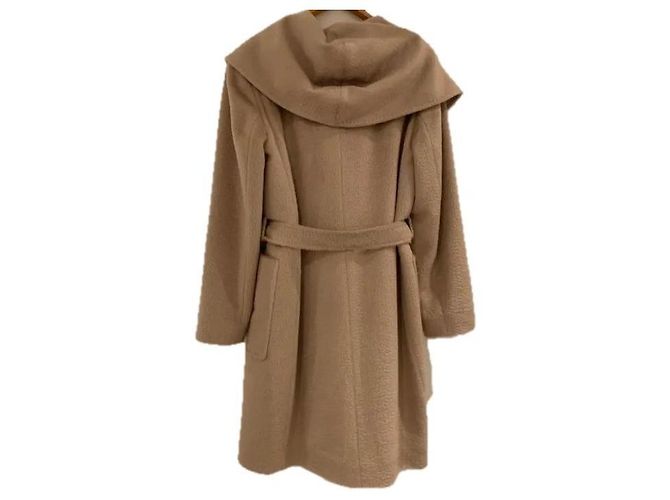 Autre Marque Abrigo con cinturón Cinzia Rocca de lana y alpaca camel Camello - vista 2