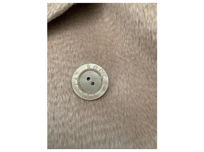 Autre Marque Abrigo con cinturón Cinzia Rocca de lana y alpaca camel Camello - vista 5