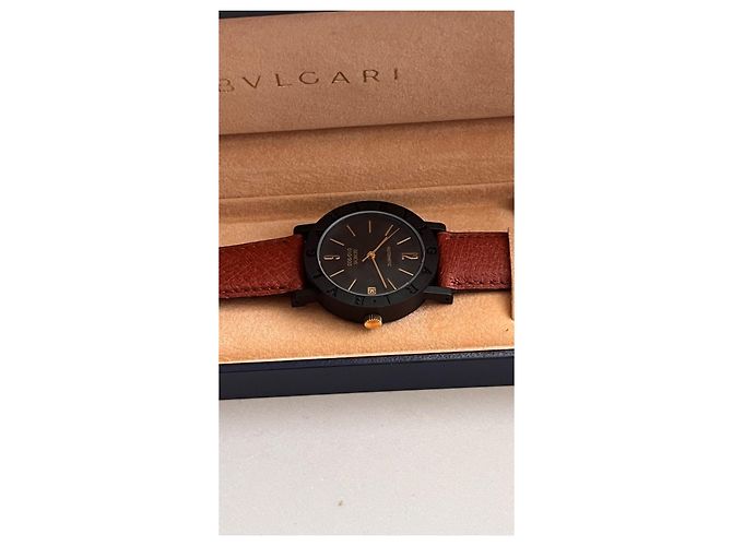 Bulgari Carbon Geneva Automatic Watch Black Titanium 33mm - view 8