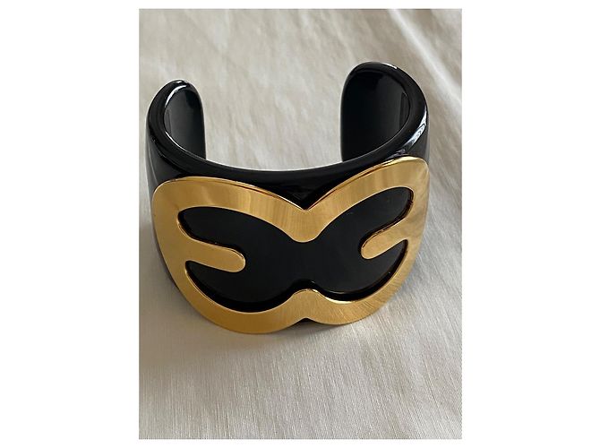 Escada Logo Armband schwarz - Ansicht 2