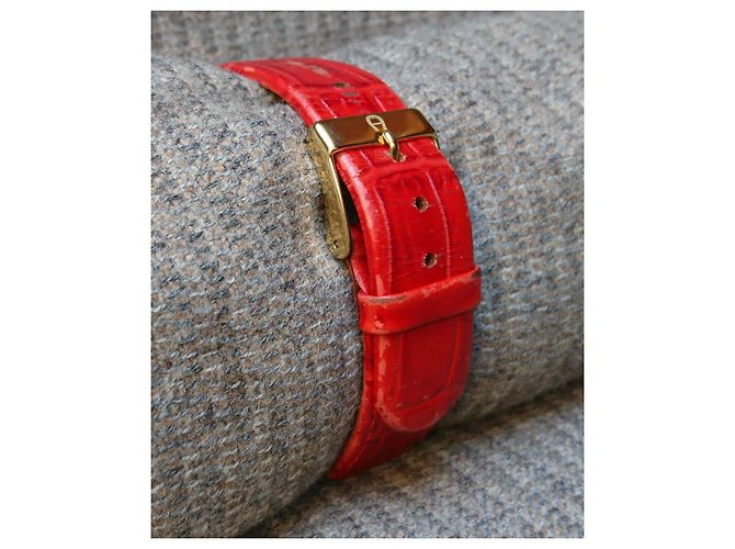 Montre à quartz pour femme plaquée or Aigner Cremona réf. A54200 Rouge Doré - vue 11