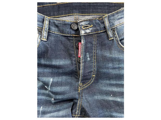 Jeans skinny Dsquared2 Cool Guy Jeans blu - vista 3