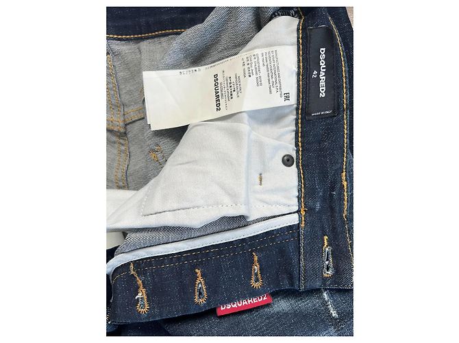 Jeans skinny Dsquared2 Cool Guy Jeans blu - vista 4