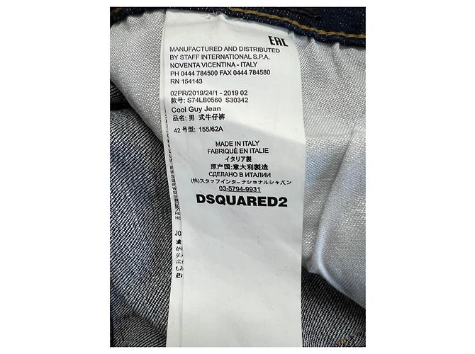 Jeans skinny Dsquared2 Cool Guy Jeans blu - vista 5