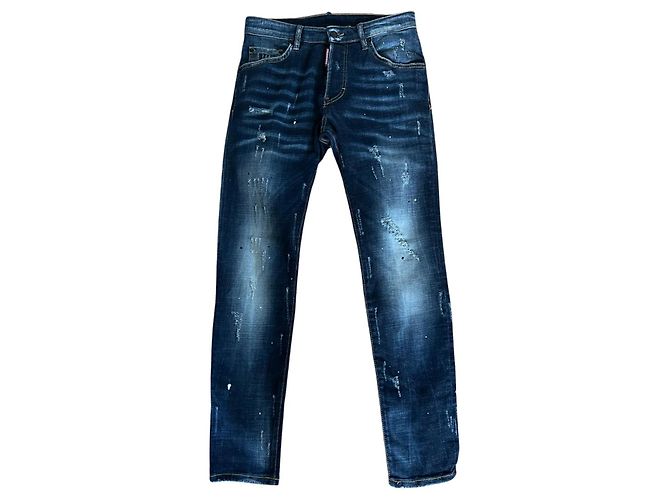 Jeans skinny Dsquared2 Cool Guy Jeans blu - vista 7