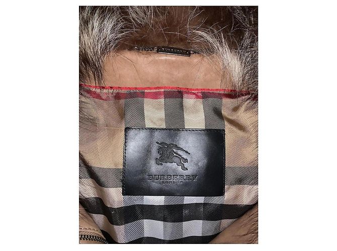 Burberry Brit Lederjacke Beige - Ansicht 3