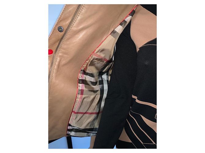 Burberry Brit Lederjacke Beige - Ansicht 7