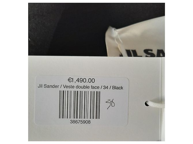Jil Sander Black Wool Jacket - view 2