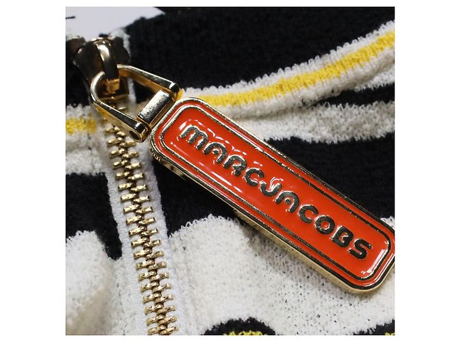 Gestreifter Rundhals-Pullover von Marc Jacobs aus mehrfarbigem Baumwollmaterial Mehrfarben - Ansicht 5
