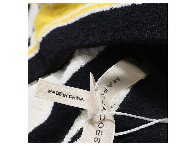 Gestreifter Rundhals-Pullover von Marc Jacobs aus mehrfarbigem Baumwollmaterial Mehrfarben - Ansicht 8