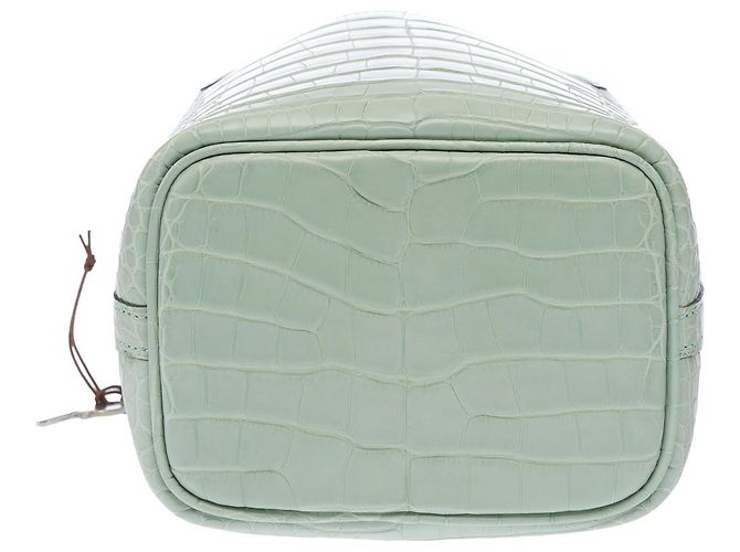 Hermès Borsa HERMES Picotin in Pelle Esotica Verde - 102916 - vista 11