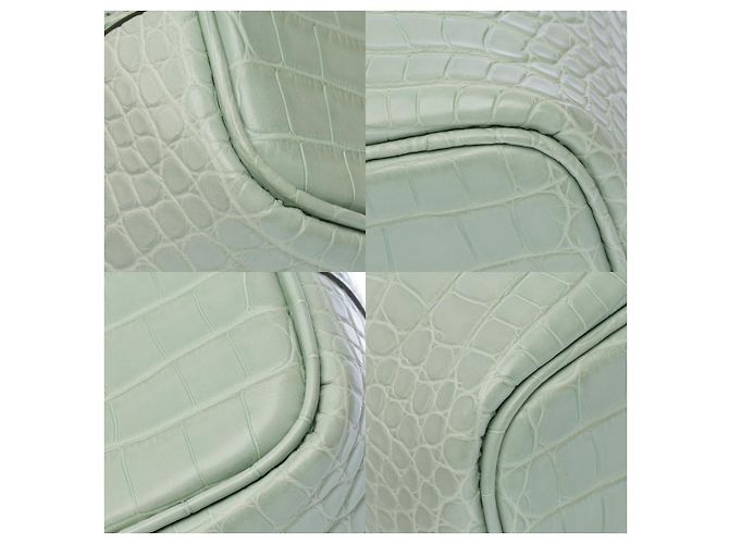Hermès Borsa HERMES Picotin in Pelle Esotica Verde - 102916 - vista 12
