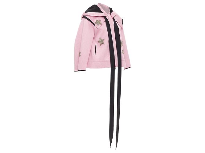 Neopren-Hoodie mit Sternapplikation von Dice Kayek - Ansicht 3