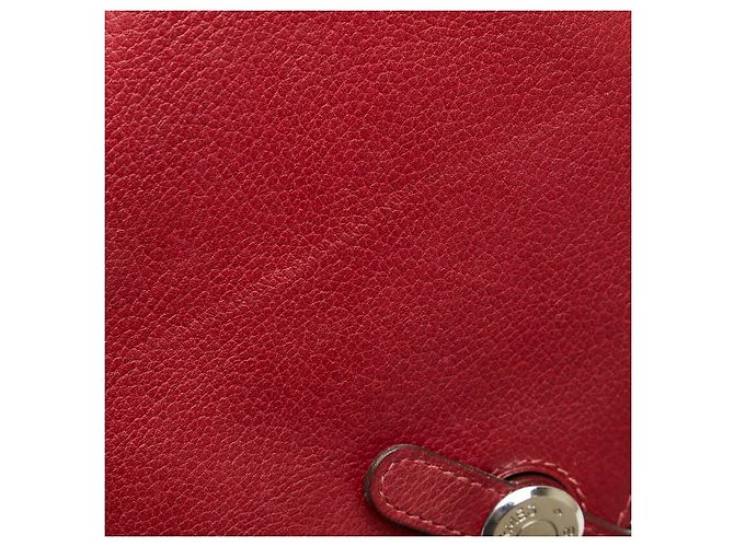 Portafoglio lungo in pelle Dogon GM di Hermès Rosso - vista 4