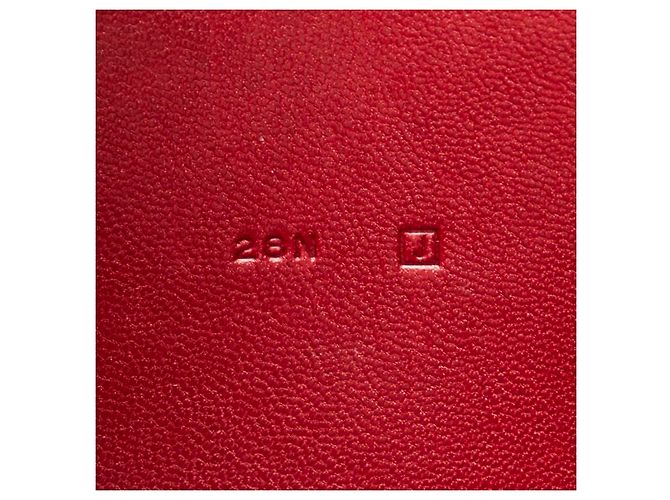 Portafoglio lungo in pelle Dogon GM di Hermès Rosso - vista 9