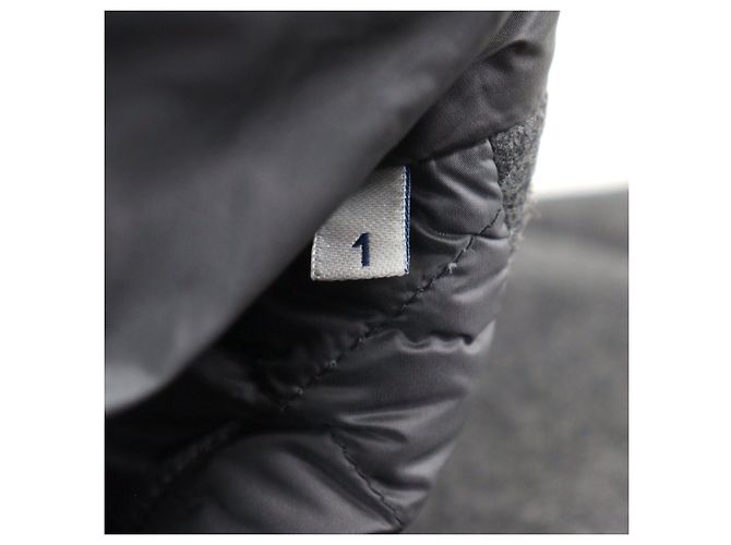 Moncler MILLEVACHES GIUBBOTTO Jaqueta de Down Marrom Cinza - vista 10