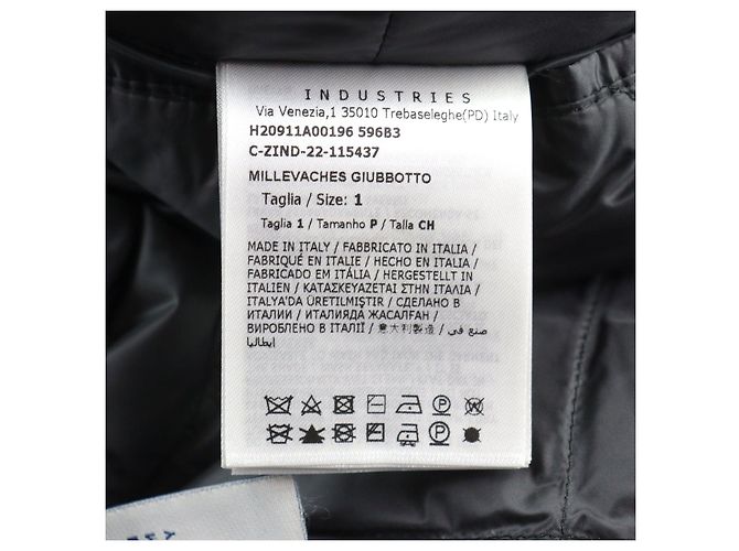 Moncler MILLEVACHES GIUBBOTTO Jaqueta de Down Marrom Cinza - vista 11