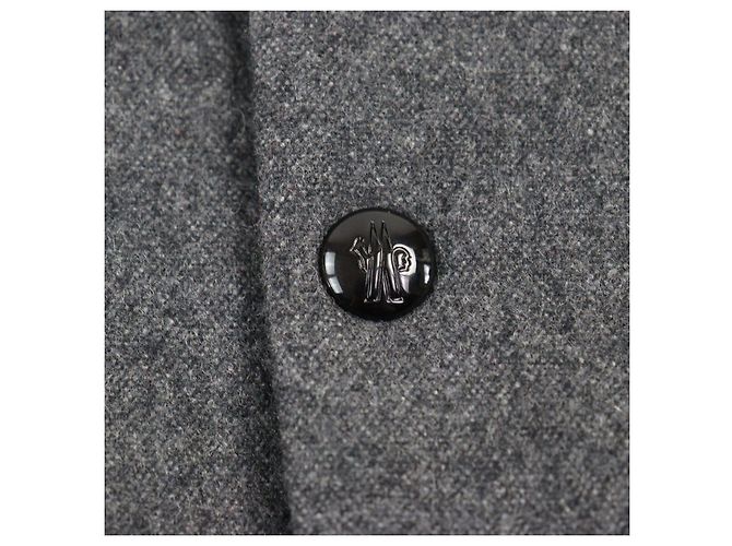 Moncler MILLEVACHES GIUBBOTTO Jaqueta de Down Marrom Cinza - vista 5