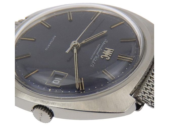IWC R814A Edelstahl-Uhr Blau - Ansicht 8