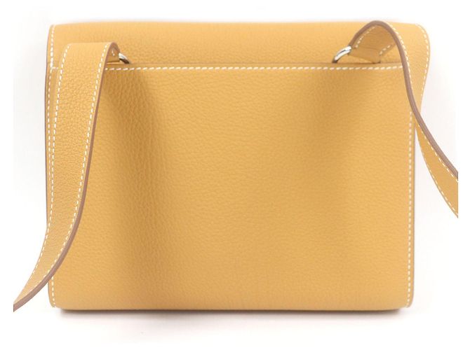 Borsa a Spalla Togo Adepesh di Hermès Beige - vista 4