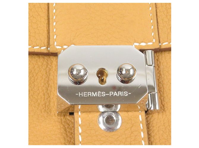 Borsa a Spalla Togo Adepesh di Hermès Beige - vista 8