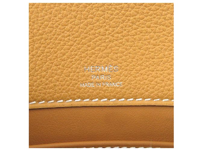 Borsa a Spalla Togo Adepesh di Hermès Beige - vista 9