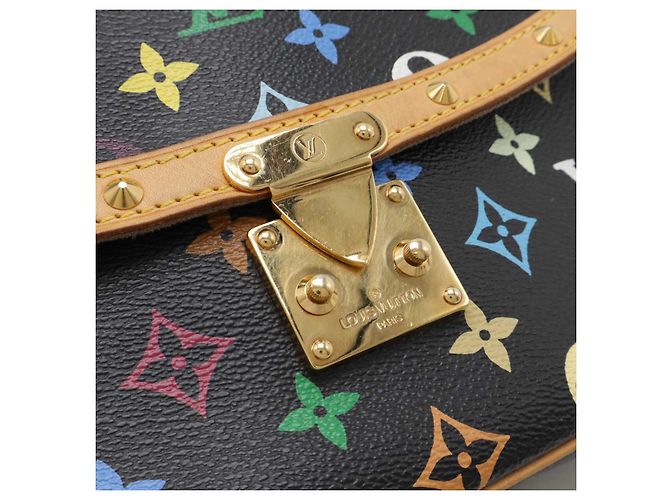 Louis Vuitton Monogram Multicolore Shoulder Bag Black - view 4