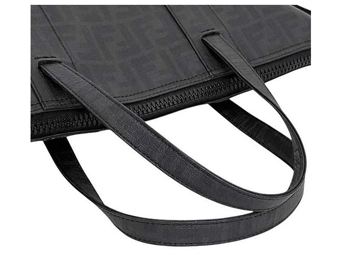 Borsa Tote Zucchino Nera Fendi Nero - vista 5