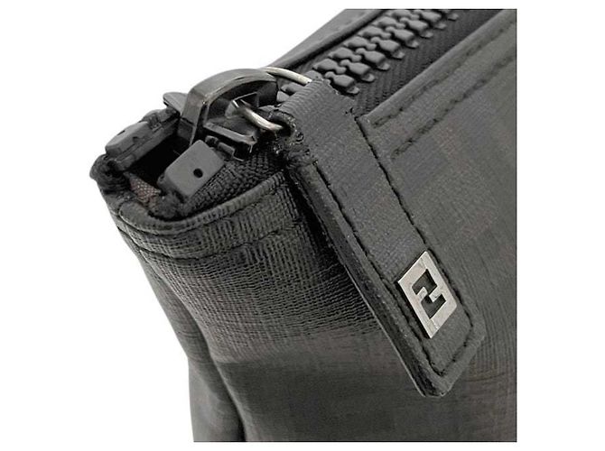 Borsa Tote Zucchino Nera Fendi Nero - vista 9