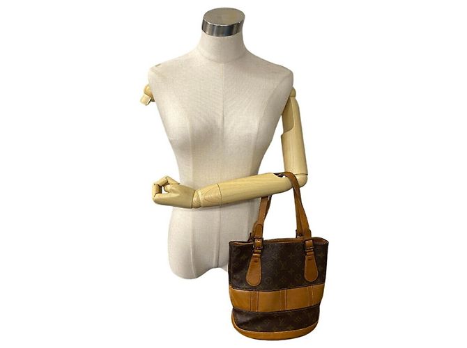 Louis Vuitton Bucket PM Monogram Handtasche Braun - Ansicht 15