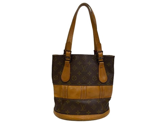Louis Vuitton Bucket PM Monogram Handtasche Braun - Ansicht 2