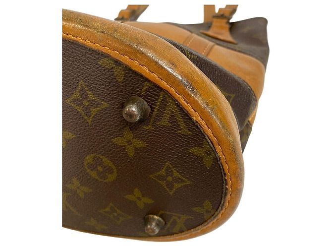 Louis Vuitton Bucket PM Monogram Handtasche Braun - Ansicht 4