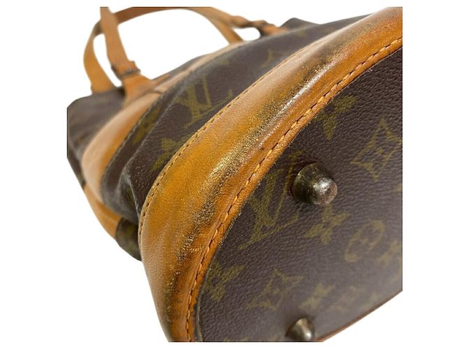 Louis Vuitton Bucket PM Monogram Handtasche Braun - Ansicht 5