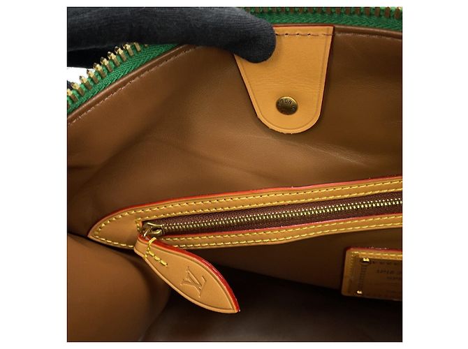 Borsa Boston Louis Vuitton Speedy P9 Bandoulière 40 Verde Verde chiaro - vista 10