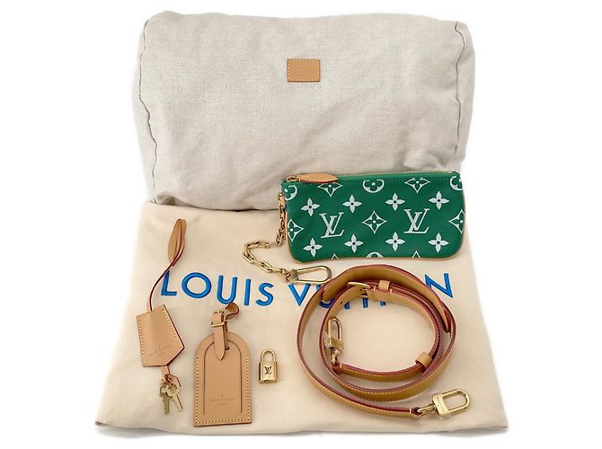 Borsa Boston Louis Vuitton Speedy P9 Bandoulière 40 Verde Verde chiaro - vista 17