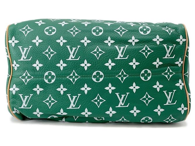 Borsa Boston Louis Vuitton Speedy P9 Bandoulière 40 Verde Verde chiaro - vista 3