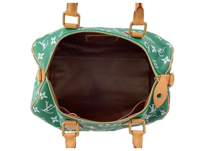 Borsa Boston Louis Vuitton Speedy P9 Bandoulière 40 Verde Verde chiaro - vista 6