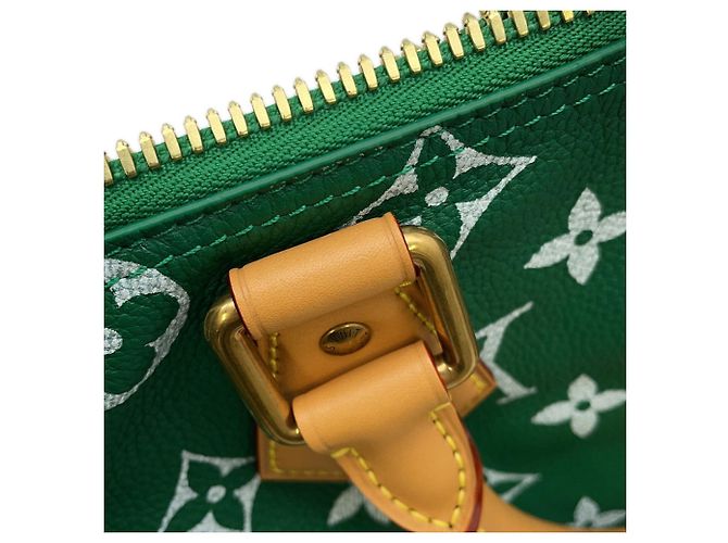 Borsa Boston Louis Vuitton Speedy P9 Bandoulière 40 Verde Verde chiaro - vista 7