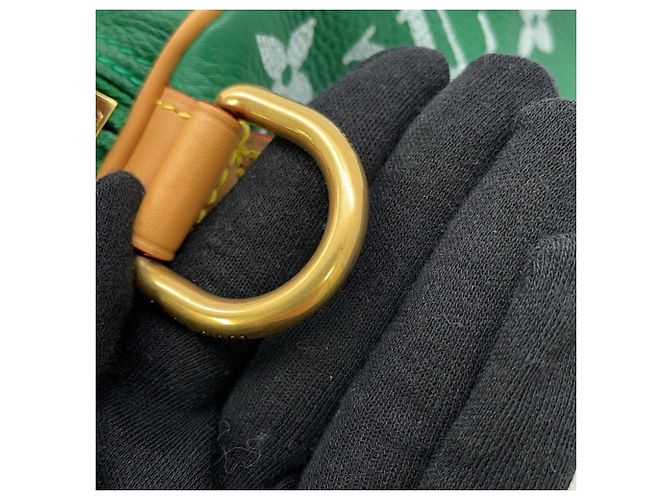 Borsa Boston Louis Vuitton Speedy P9 Bandoulière 40 Verde Verde chiaro - vista 8