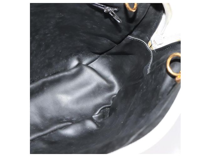 BALLY Borsa a Spalla con Catena Pelle Avorio Oro Auth 141066 D'oro Crudo - vista 19