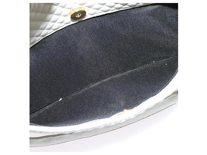 BALLY Borsa a Spalla con Catena Pelle Avorio Oro Auth 141066 D'oro Crudo - vista 22